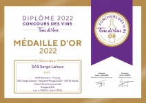 Sancerre Rouge 2020 - Gold medal 2022 the Terre de Vins